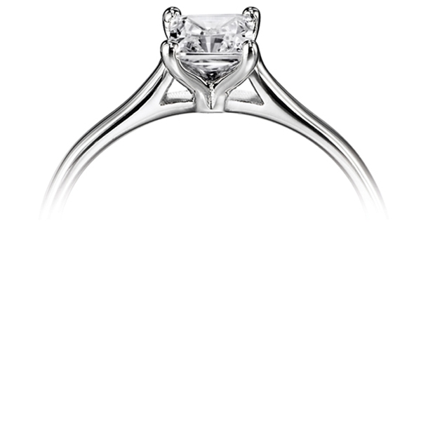 9ct White Gold Diamond Engagement Ring Princess Cut Solitaire - Fast ... 9ct White Gold Diamond Engagement Ring Princess Cut Solitaire - Fast ...