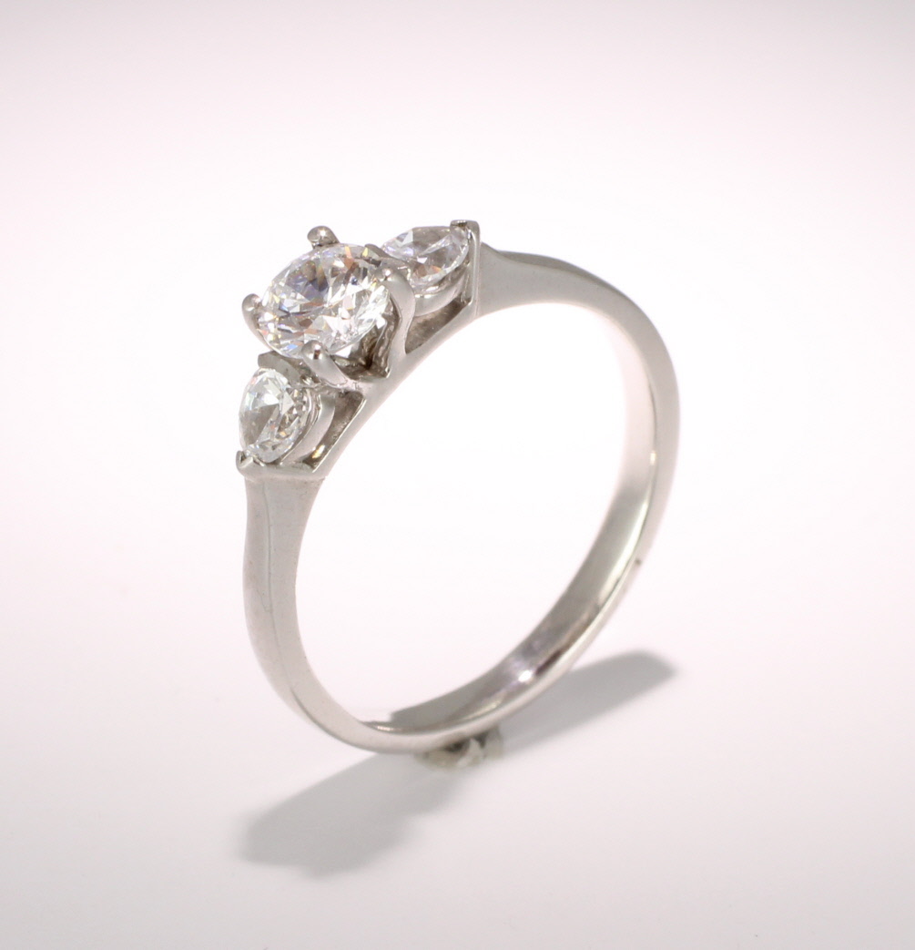 Cartier 3 stone engagement rings top