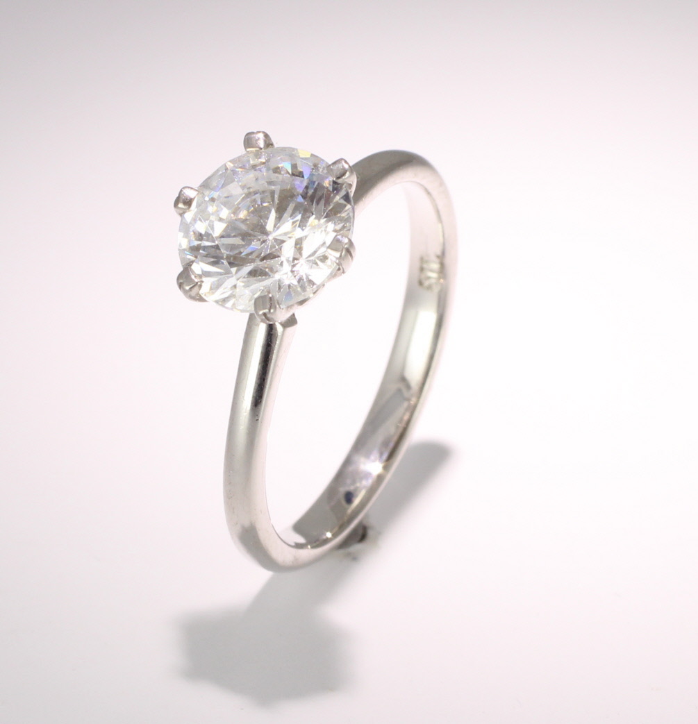 Diamond Solitaire Engagement Ring