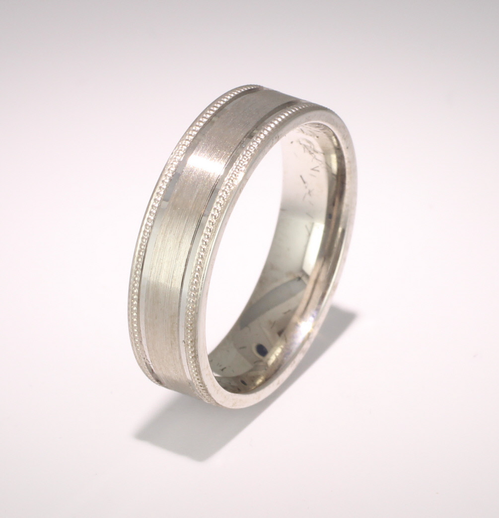 Special Designer Platinum Wedding Ring Espacio 