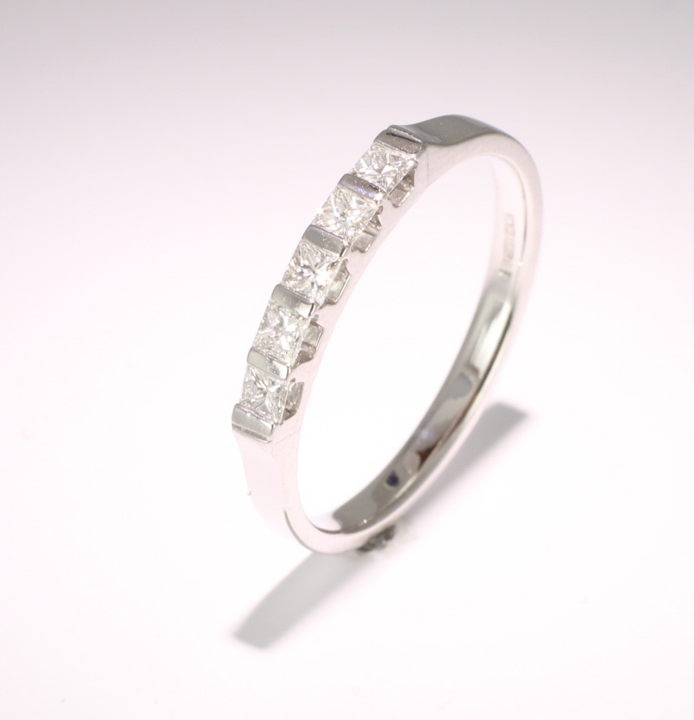 5 Stone Diamond Eternity Ring (TBC111) - All Metals