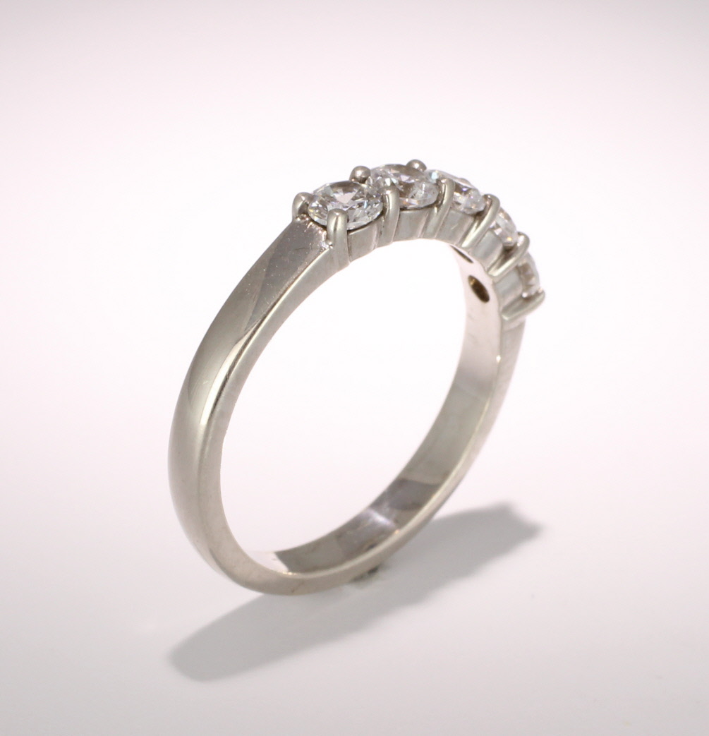 5 Stone Eternity Ring
