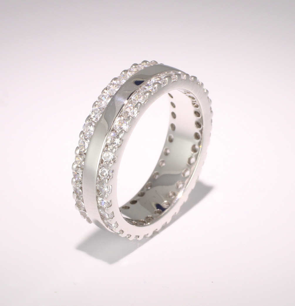 Eternity Diamond Ring For Men (TBC1023F) - All Metals