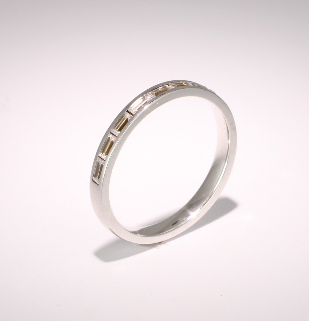 Baguette Diamond Eternity Ring (TBC3005H) - All Metals
