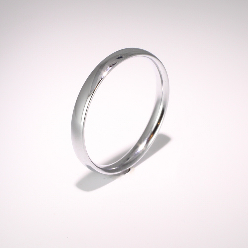 3 mm Platinum Wedding Ring - Court Light (TCSL3P)