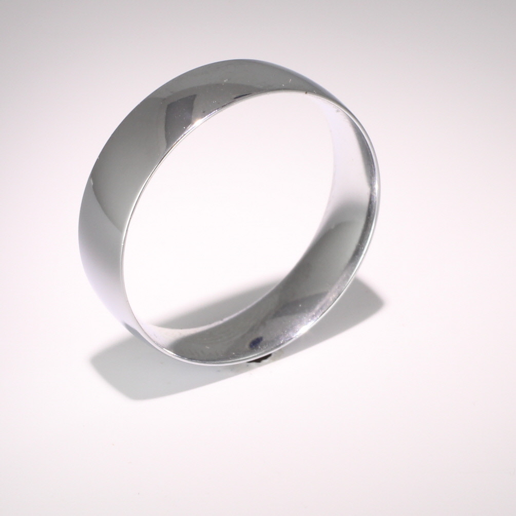 6mm Platinum Wedding Ring - Court Light (TCSL6P) Mens