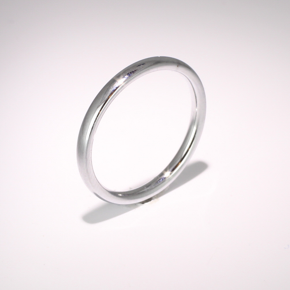 2mm platinum wedding band