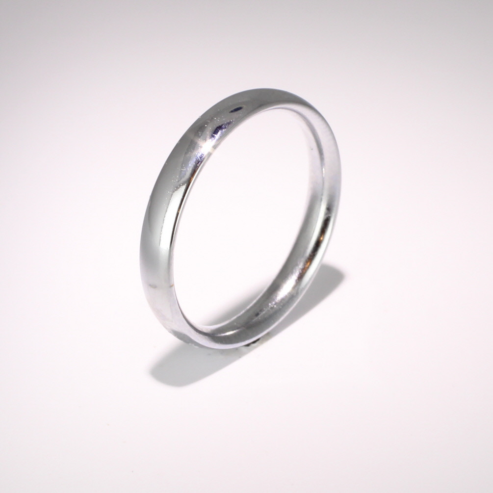 Court Medium - 3mm (TCSM3P) Platinum Wedding Ring 