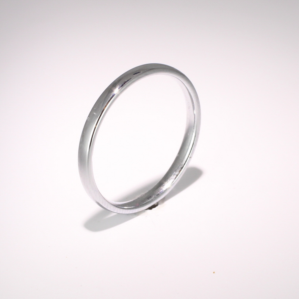 Slight or Soft Court Light -   2mm Platinum Wedding Ring 