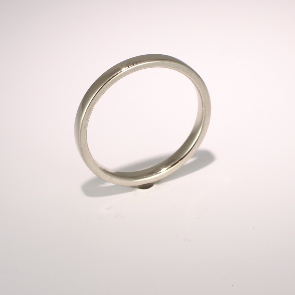 Shop Mens 2mm White Gold Wedding Band 2mm White Gold Ring