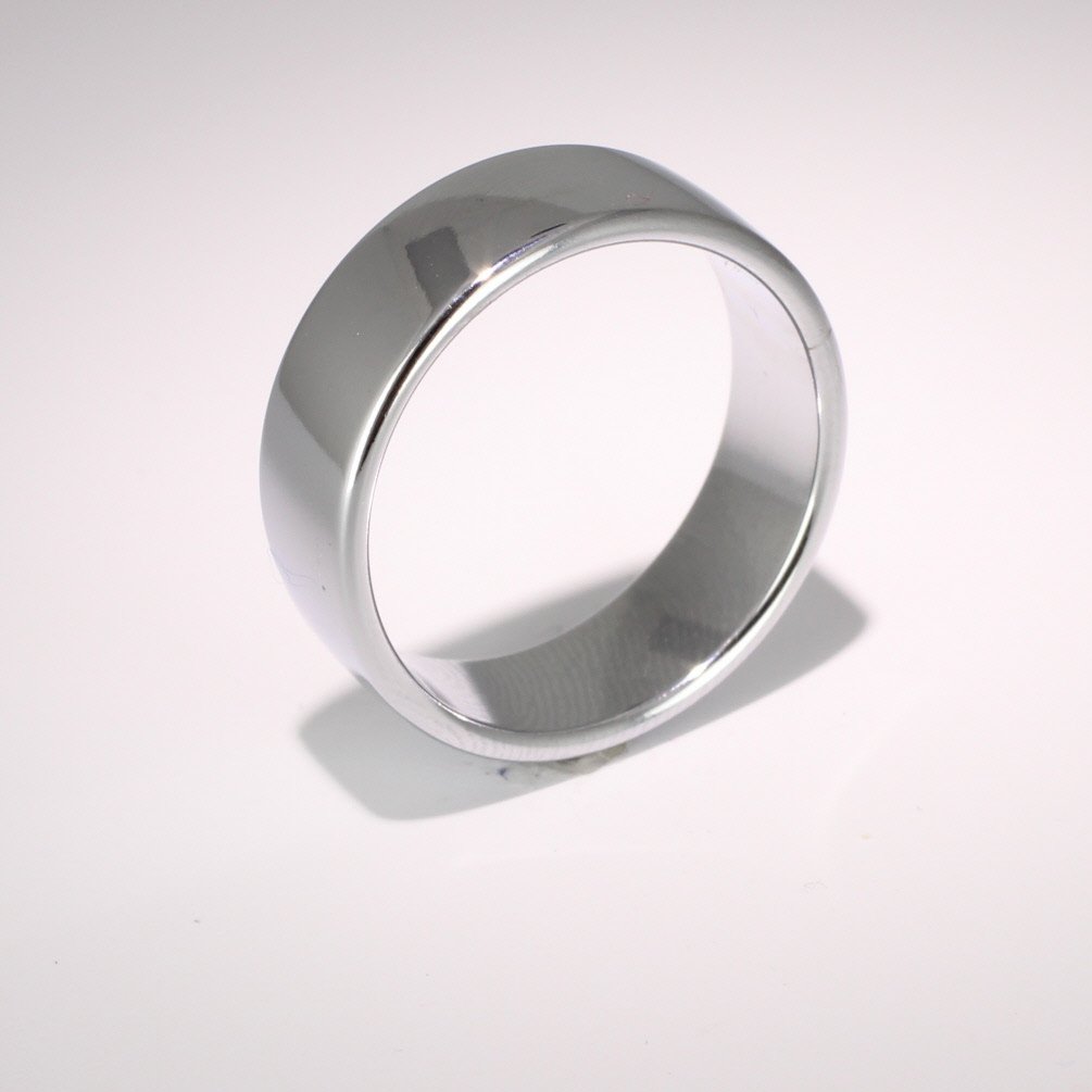 Soft Court Medium - 7mm (SCSM7 W) White Gold Wedding Ring