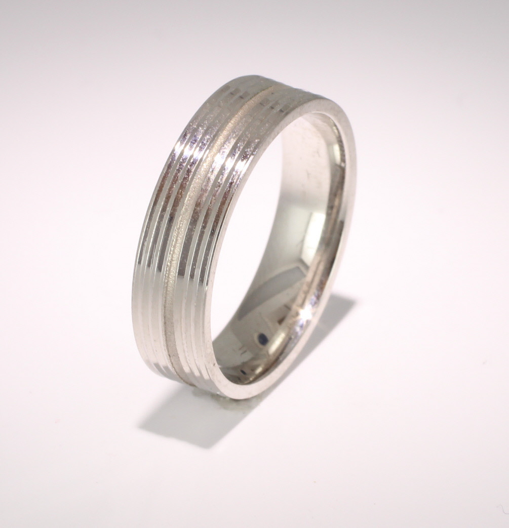 Special Designer Platinum Wedding Ring Orbite 