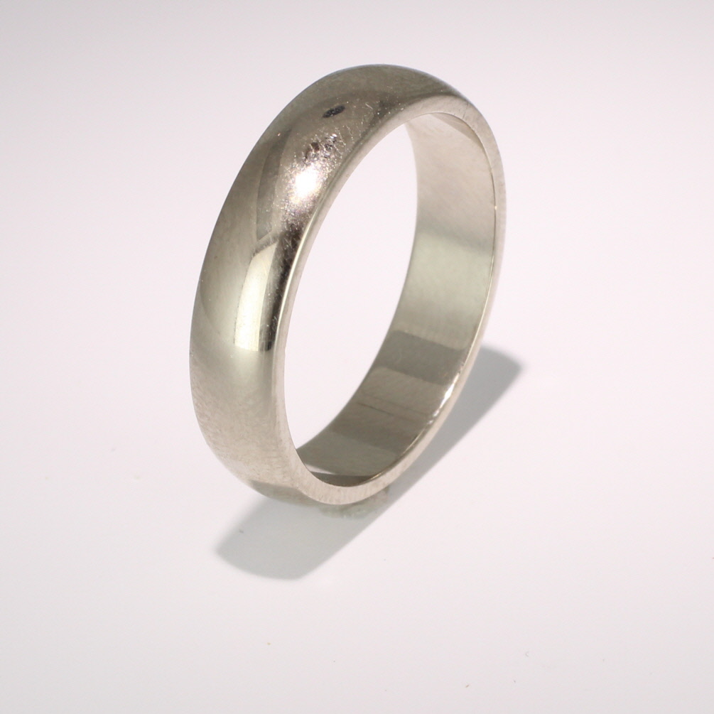 5mm White Gold Wedding Rings Mens Gold Wedding Bands