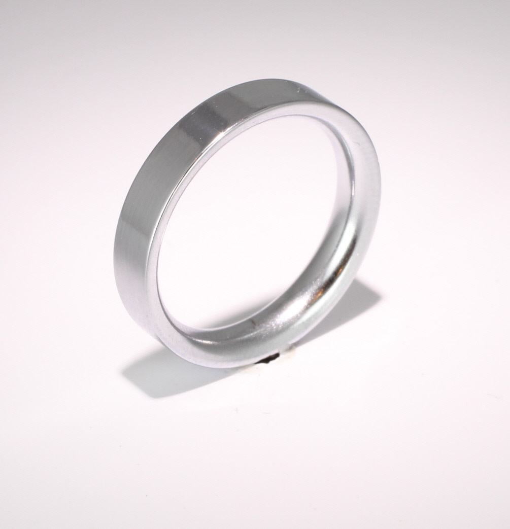Flat Court Very Heavy -  4mm Platinum Wedding Ring 