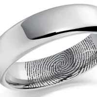 white gold mens ring