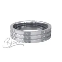 Wedding Band White Gold