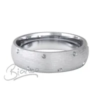 White Gold Wedding Ring Entrelace