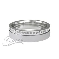 Designer Platinum Wedding Ring Poeme