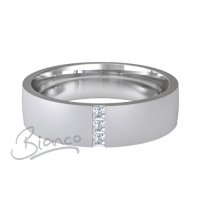 Special Designer Platinum Wedding Ring Prezioso 