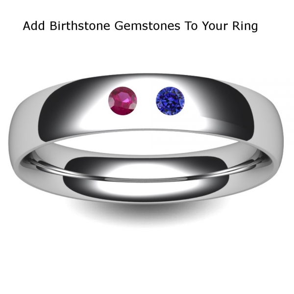 5mm Platinum Wedding Ring Sets For Mens Mens Wedding Band