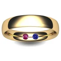 5mm Yellow Gold Wedding Rings in uk