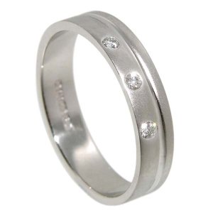 Diamond Wedding Ring TBC5010-3D - All Metals 