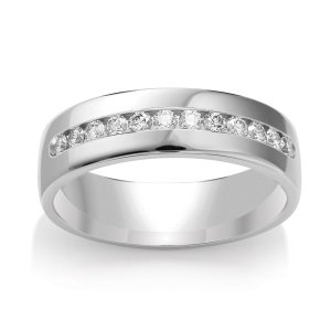 Diamond Wedding Ring TBCWG03 - All Metals 