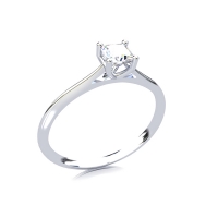 A Princess Cut Diamond Engagement Ring