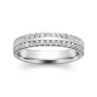 Yellow Gold Eternity Diamond Ring