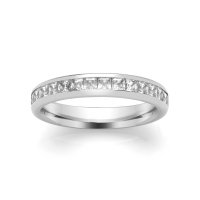 Eternity Ring (SPCH) - Channel Set Princess - All Metals