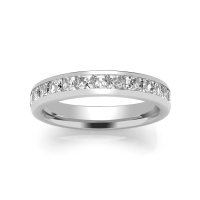 Diamond Wedding Ring - All Metals (TBCSPCHW) Channel Set