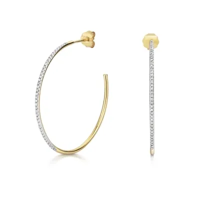 Yellow Gold Hoop Earrings