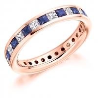 Blue Sapphire Ring - (BSAFET1088) - All Metals
