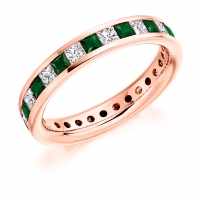 Emerald Ring - (EMDFET1088) - All Metals