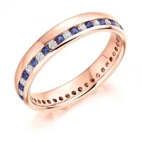 Rose Gold and Sapphire Ring