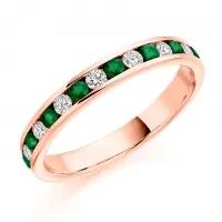 platinum emerald rings