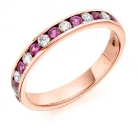 pink sapphire ring