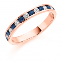 Blue Sapphire Ring - (BSAHET1310) - All Metals