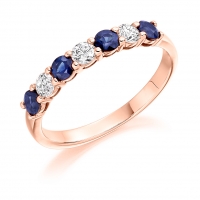 Blue Sapphire Ring - (BSAHET1493) - All Metals