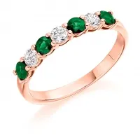 platinum emerald rings