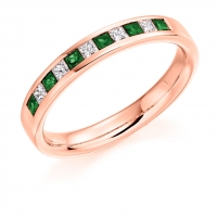 Emerald Ring - (EMDHET929) - All Metals
