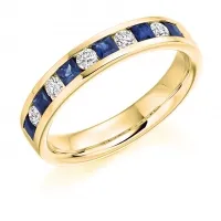 gold sapphire ring