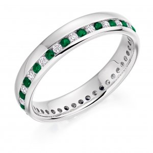 Emerald Ring - (EMDFET944) - All Metals