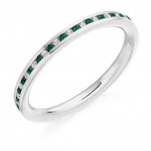 Emerald Ring - (EMDFET964) - All Metals