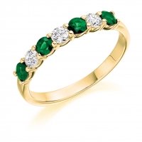 Emerald Ring - (EMDHET1493) - All Metals