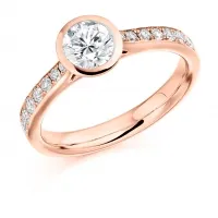 UK engagement ring eng3338 rose