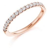 Eternity Ring  - (TBCHET1023) A Half Claw Set - All Metals
