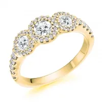 yellow gold engagement rings