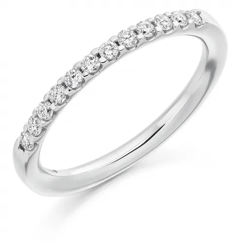 A Third Claw Set Eternity Ring - (TBCHET2312) - All Metals