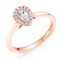 Halo Engagement Ring 